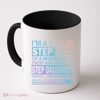 Proud Step Dad Father Day Gift For Stepdad From Stepdaughter Gift Coffee Mug thumb 0