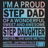 Proud Step Dad Father Day Gift For Stepdad From Stepdaughter Gift Beanie thumb 2