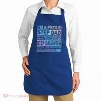 Proud Step Dad Father Day Gift For Stepdad From Stepdaughter Gift Apron thumb 2
