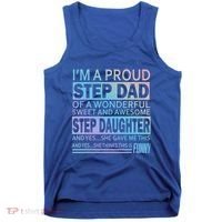 Proud Step Dad Father Day Gift For Stepdad From Stepdaughter Gift Tank Top thumb 0