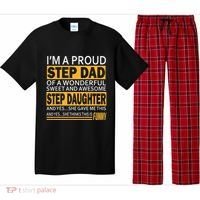 Proud Step Dad Father Day Gift For Stepdad From Stepdaughter Pajama Set thumb 0