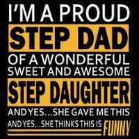 Proud Step Dad Father Day Gift For Stepdad From Stepdaughter Visor thumb 3