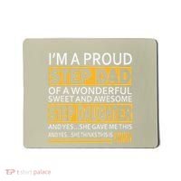 Proud Step Dad Father Day Gift For Stepdad From Stepdaughter Mousepad thumb 0