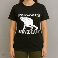 Pancakes Served Daily Funny Offensive Lineman Football T-Shirt thumb 4
