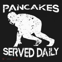 Pancakes Served Daily Funny Offensive Lineman Football Women's Hoodie thumb 2