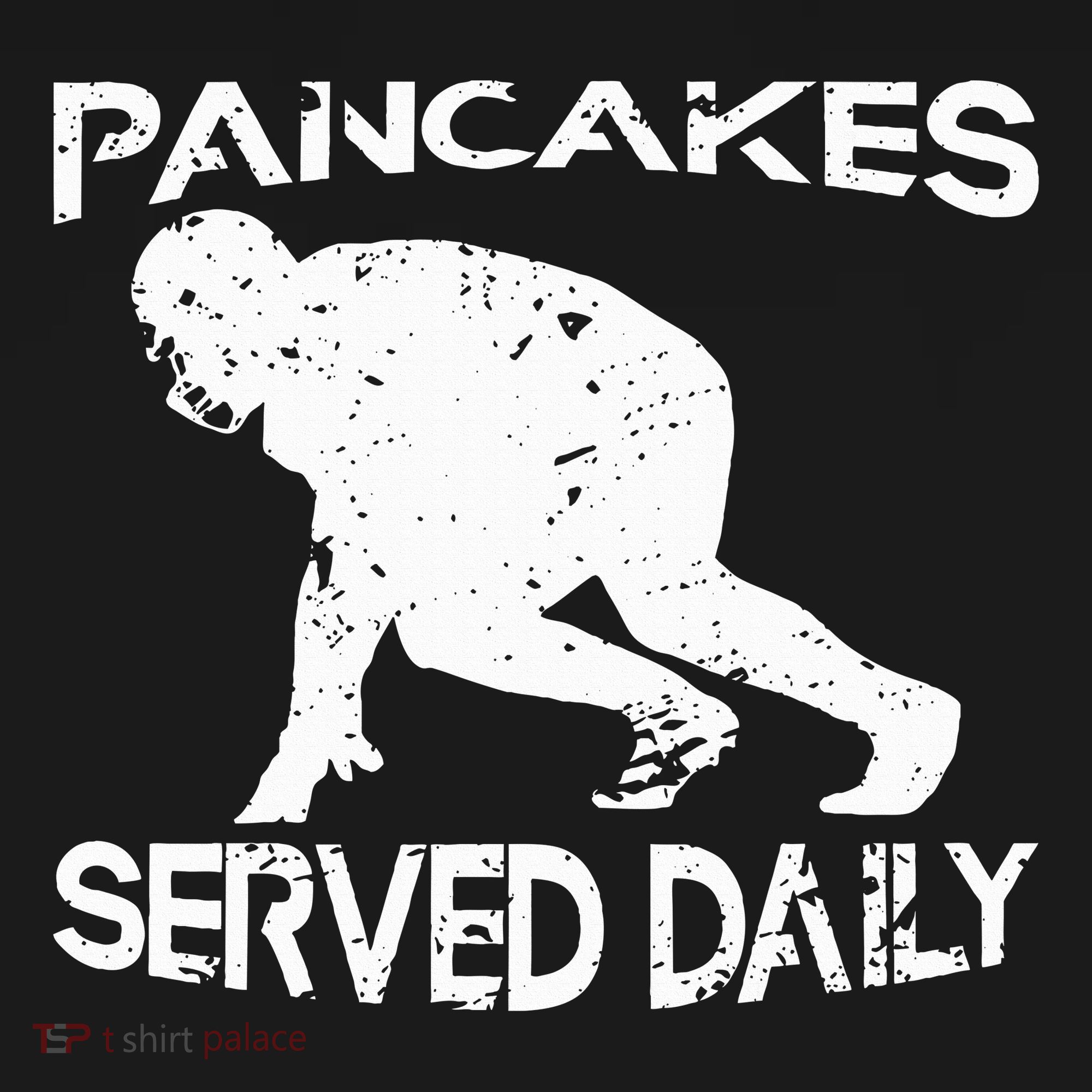 Pancakes Served Daily Funny Offensive Lineman Football Women's Tank Top