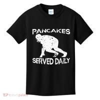 Pancakes Served Daily Funny Offensive Lineman Football Kids T-Shirt thumb 0