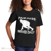 Pancakes Served Daily Funny Offensive Lineman Football Kids T-Shirt thumb 2