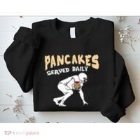 Pancakes Served Daily For Offensive Lineman & Football Lover Sweatshirt thumb 2