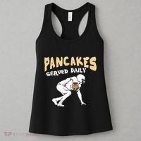 Pancakes Served Daily For Offensive Lineman & Football Lover Women's Tank Top thumb 3