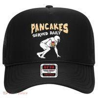 Pancakes Served Daily For Offensive Lineman & Football Lover Hat thumb 0