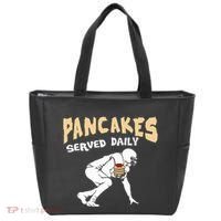 Pancakes Served Daily For Offensive Lineman & Football Lover Tote Bag thumb 0