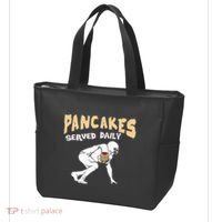 Pancakes Served Daily For Offensive Lineman & Football Lover Tote Bag thumb 3