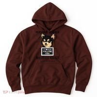 Personal Stalker Dog Chihuahua I Will Follow You Mugshot Premium Hoodie thumb 0