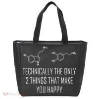 Psychology Serotonin Dopamine Chemical Formula Psychologist Tote Bag thumb 0