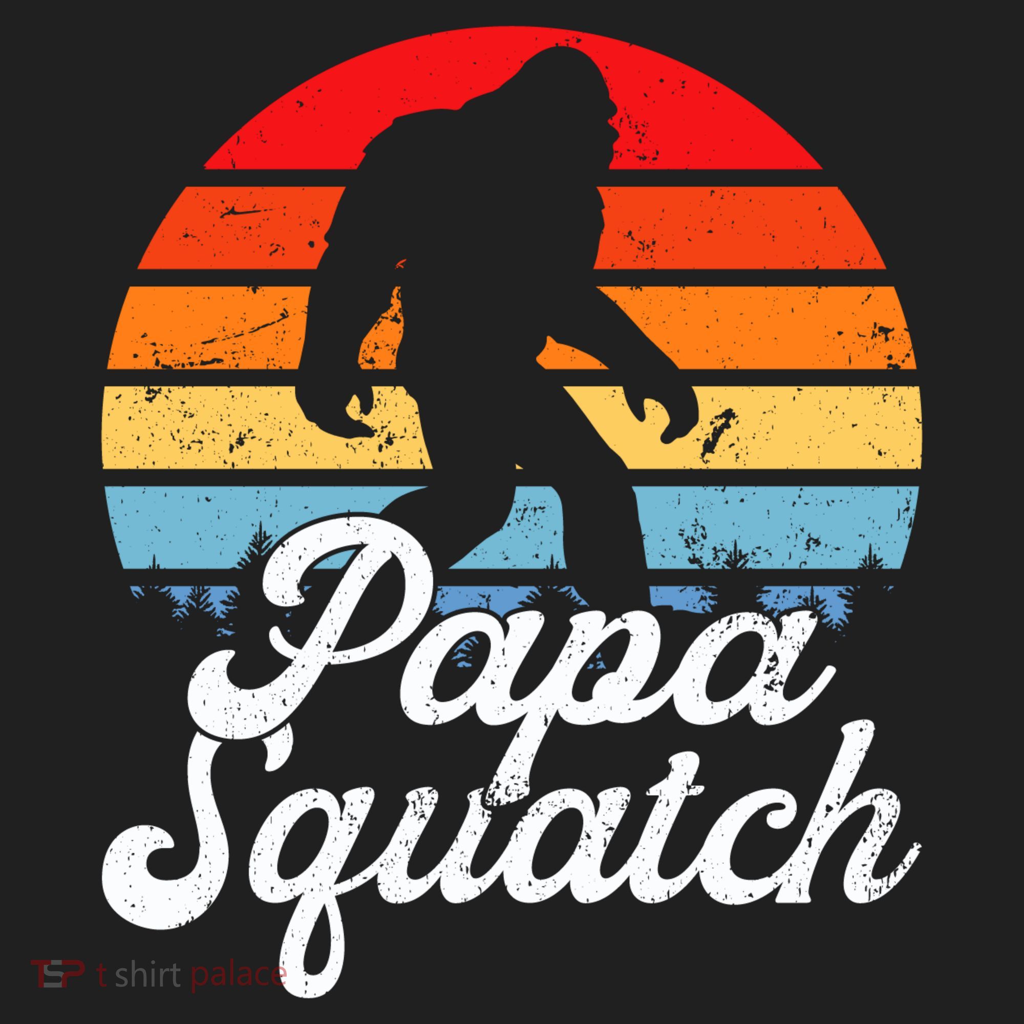 Papa Squatch Dad Bigfoot Sasquatch Plus Size Women's Sweatshirt
