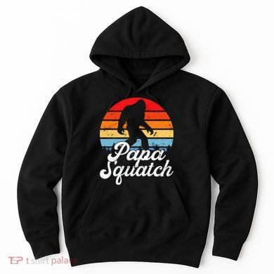 Papa Squatch Dad Bigfoot Sasquatch Plus Size Hoodie