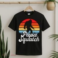 Papa Squatch Dad Bigfoot Sasquatch Plus Size T-Shirt thumb 2