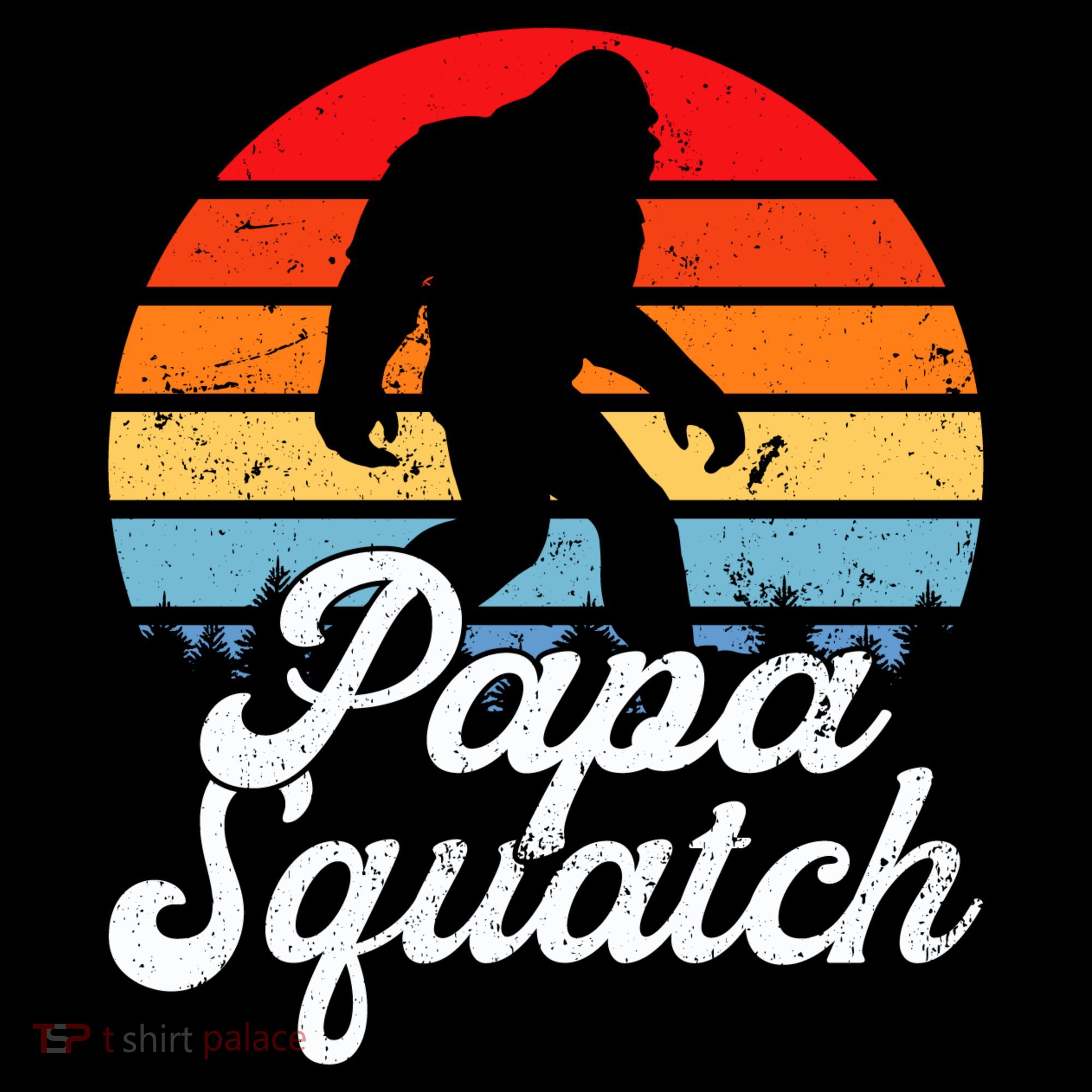 Papa Squatch Dad Bigfoot Sasquatch Plus Size Backpack