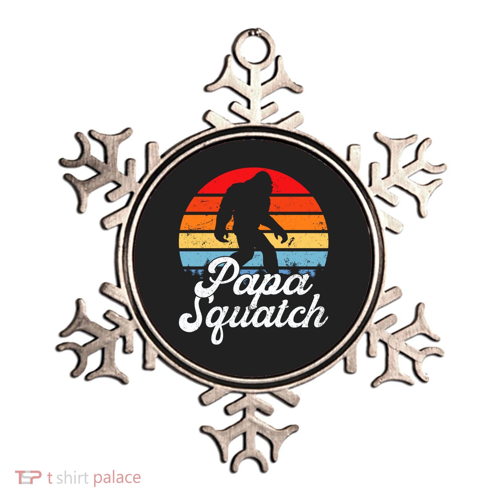Papa Squatch Dad Bigfoot Sasquatch Plus Size Ornament