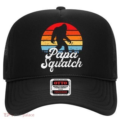 Papa Squatch Dad Bigfoot Sasquatch Plus Size Hat