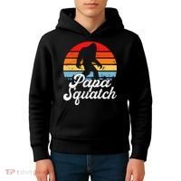 Papa Squatch Dad Bigfoot Sasquatch Plus Size Kids Hoodie thumb 4