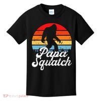 Papa Squatch Dad Bigfoot Sasquatch Plus Size Kids T-Shirt thumb 0