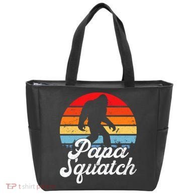 Papa Squatch Dad Bigfoot Sasquatch Plus Size Tote Bag