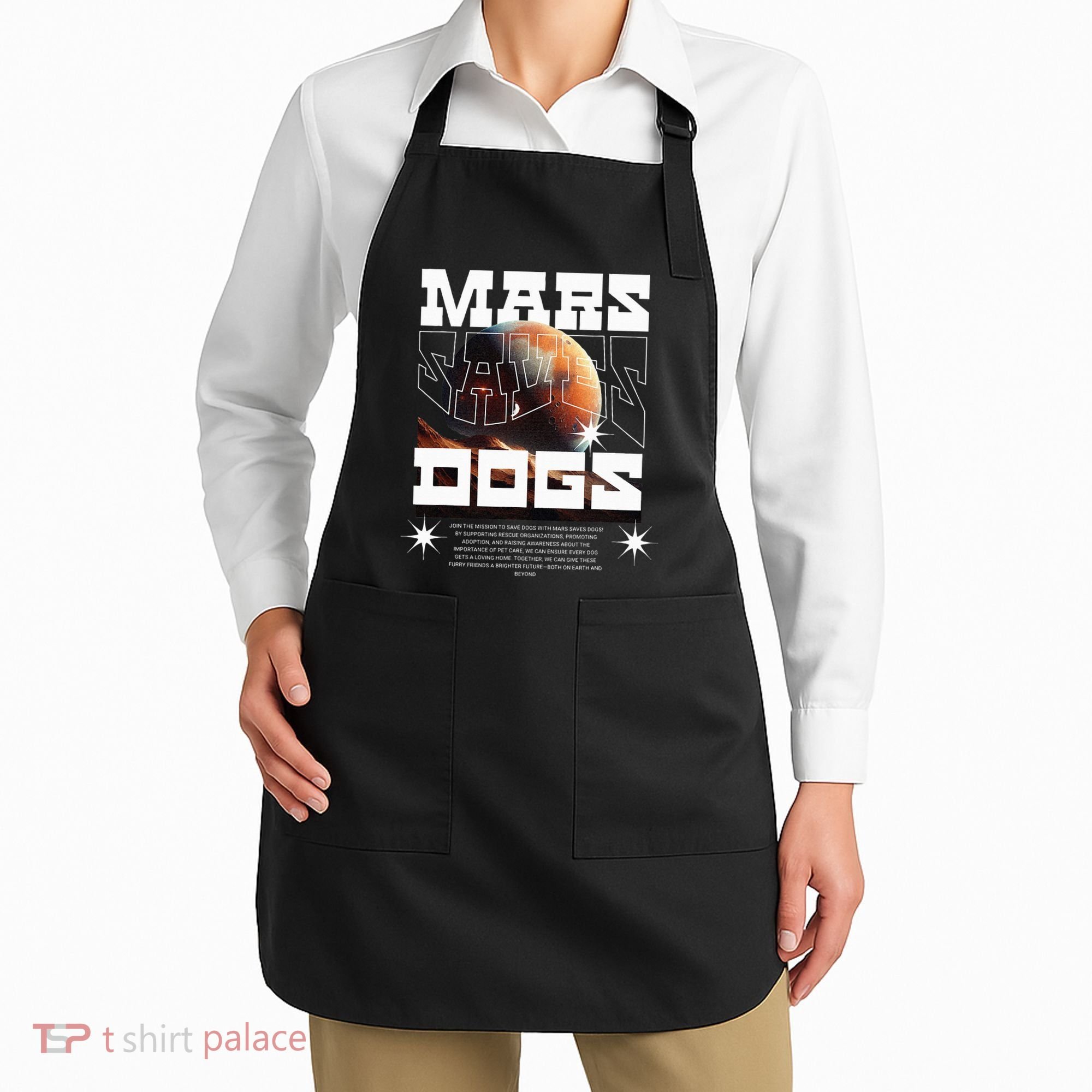 Planet Saves Dogs Apron