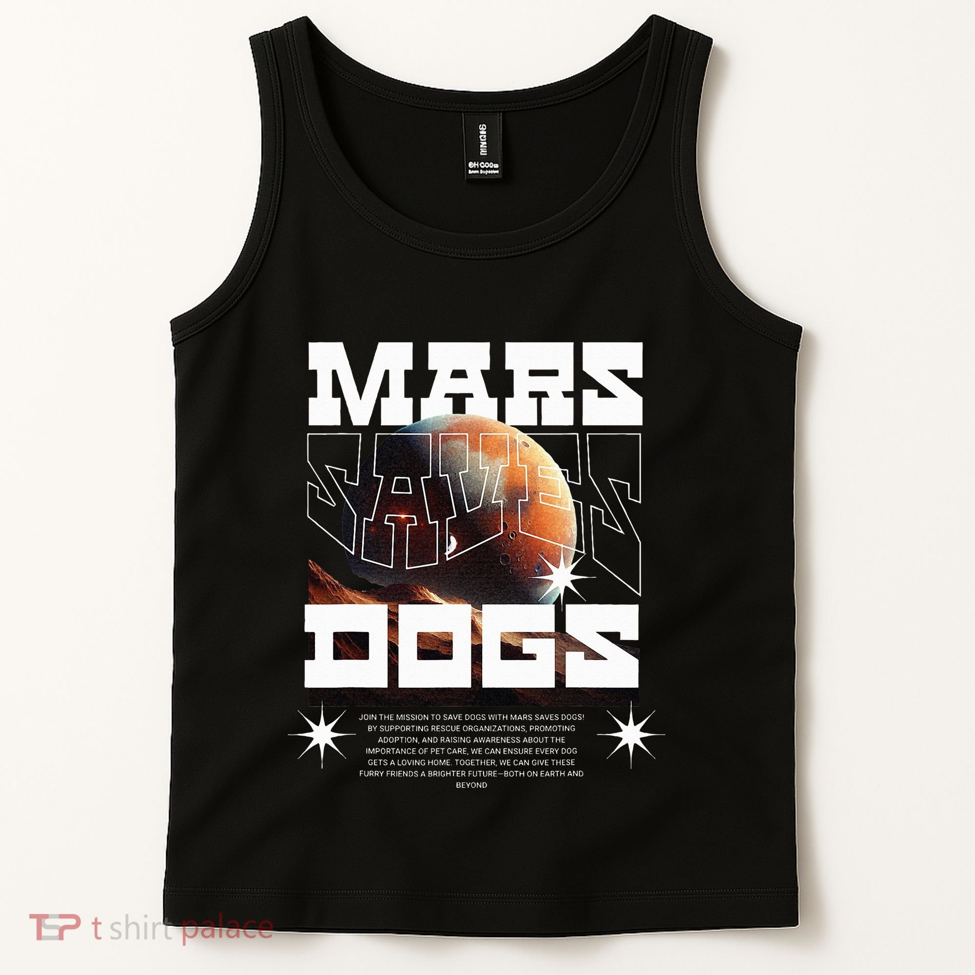 Planet Saves Dogs Tank Top