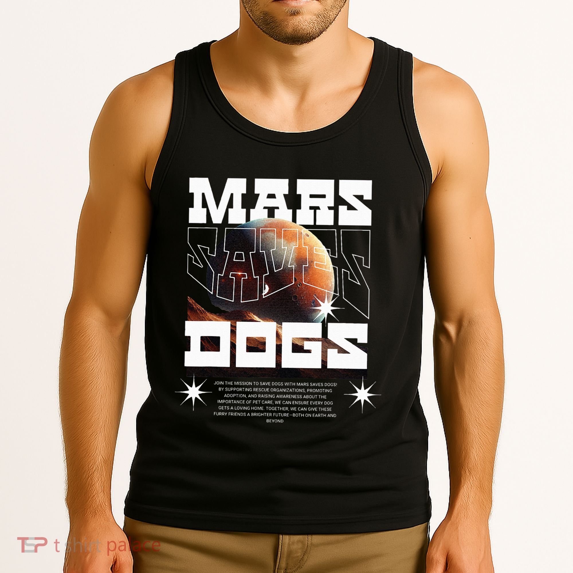 Planet Saves Dogs Tank Top