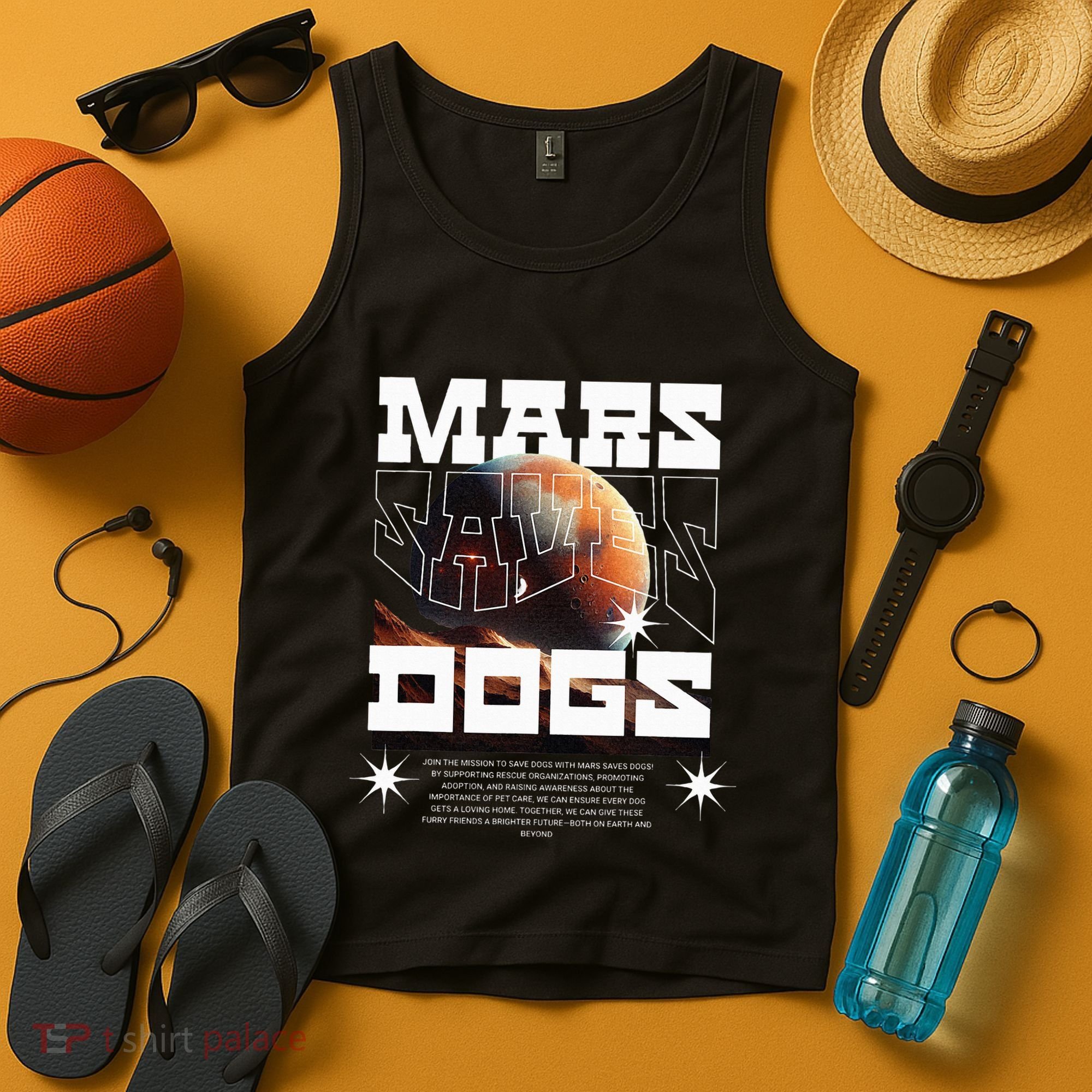 Planet Saves Dogs Tank Top
