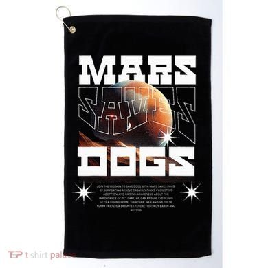 Planet Saves Dogs Golf Towel