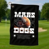 Planet Saves Dogs Golf Towel thumb 1