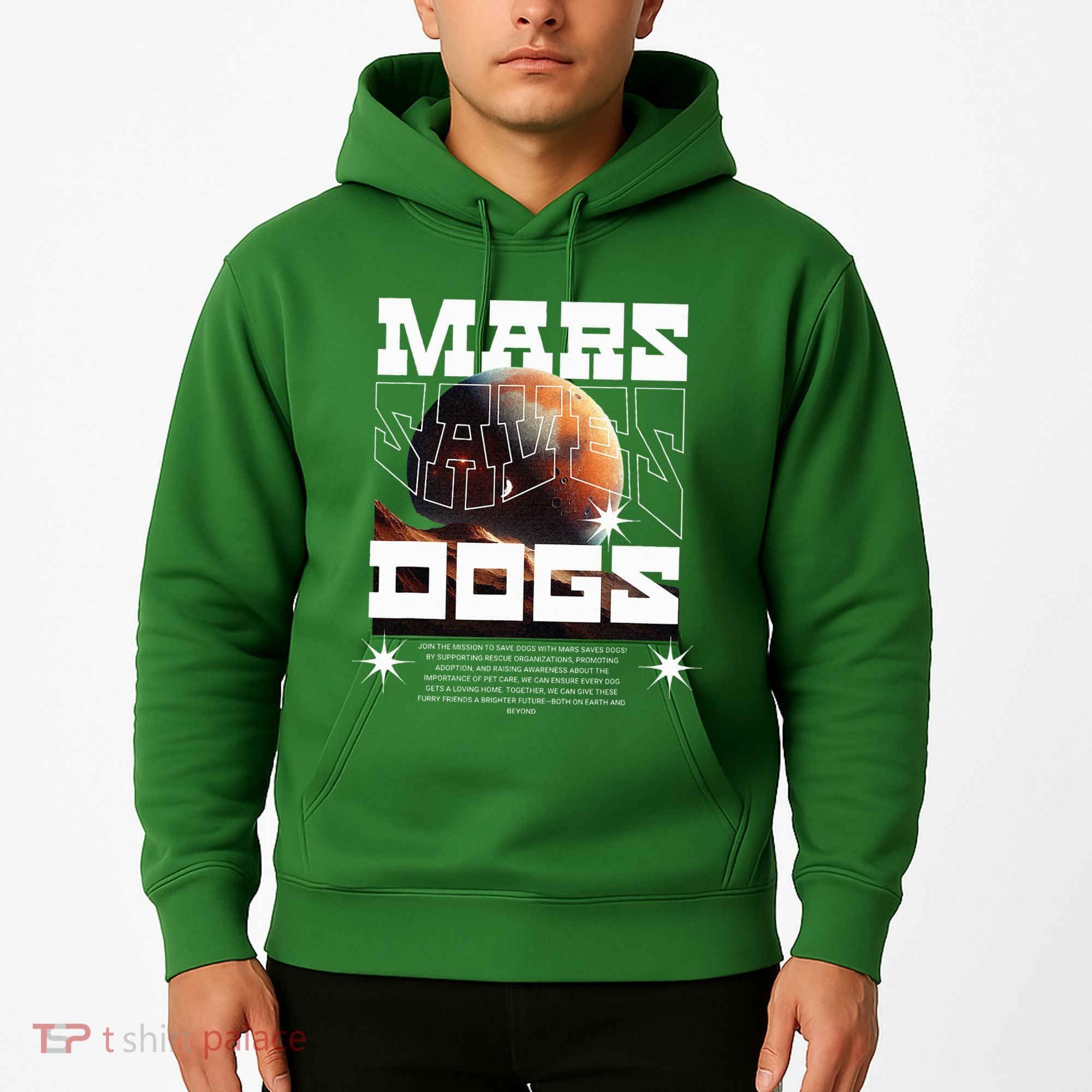 Planet Saves Dogs Hoodie