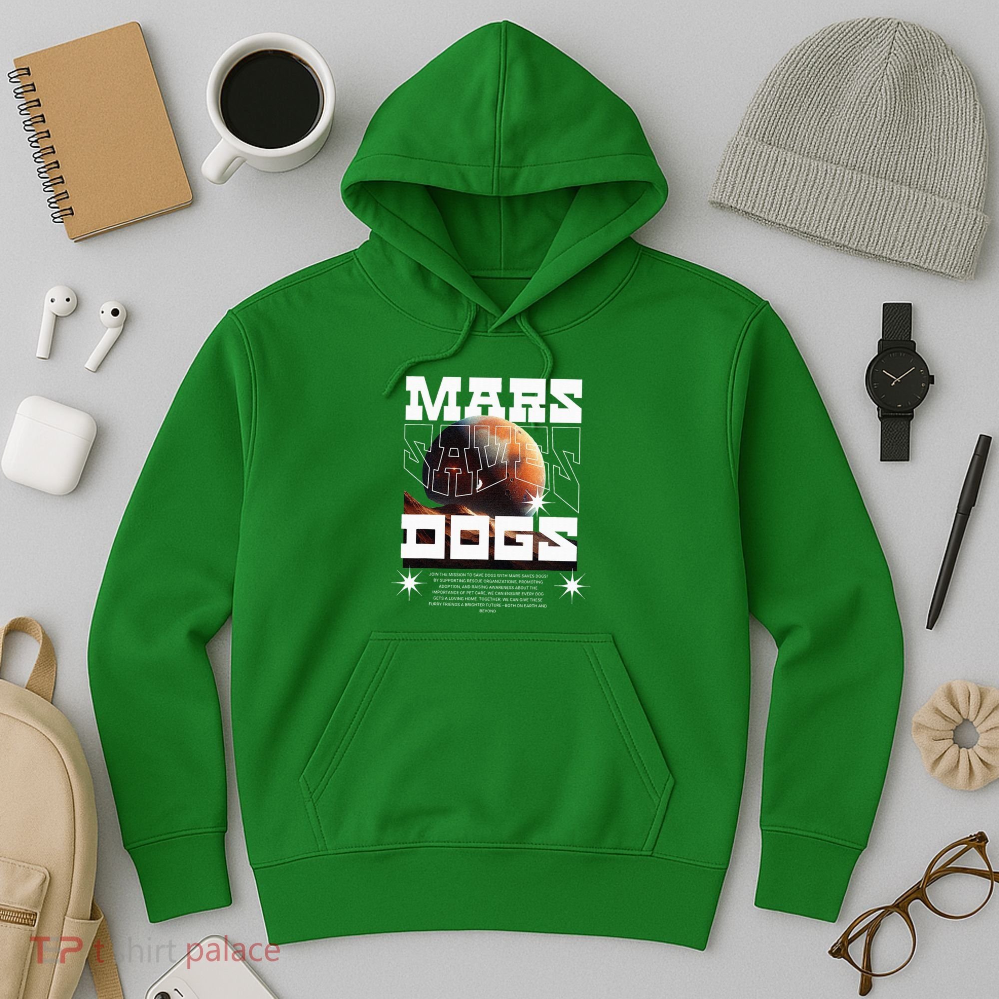 Planet Saves Dogs Hoodie