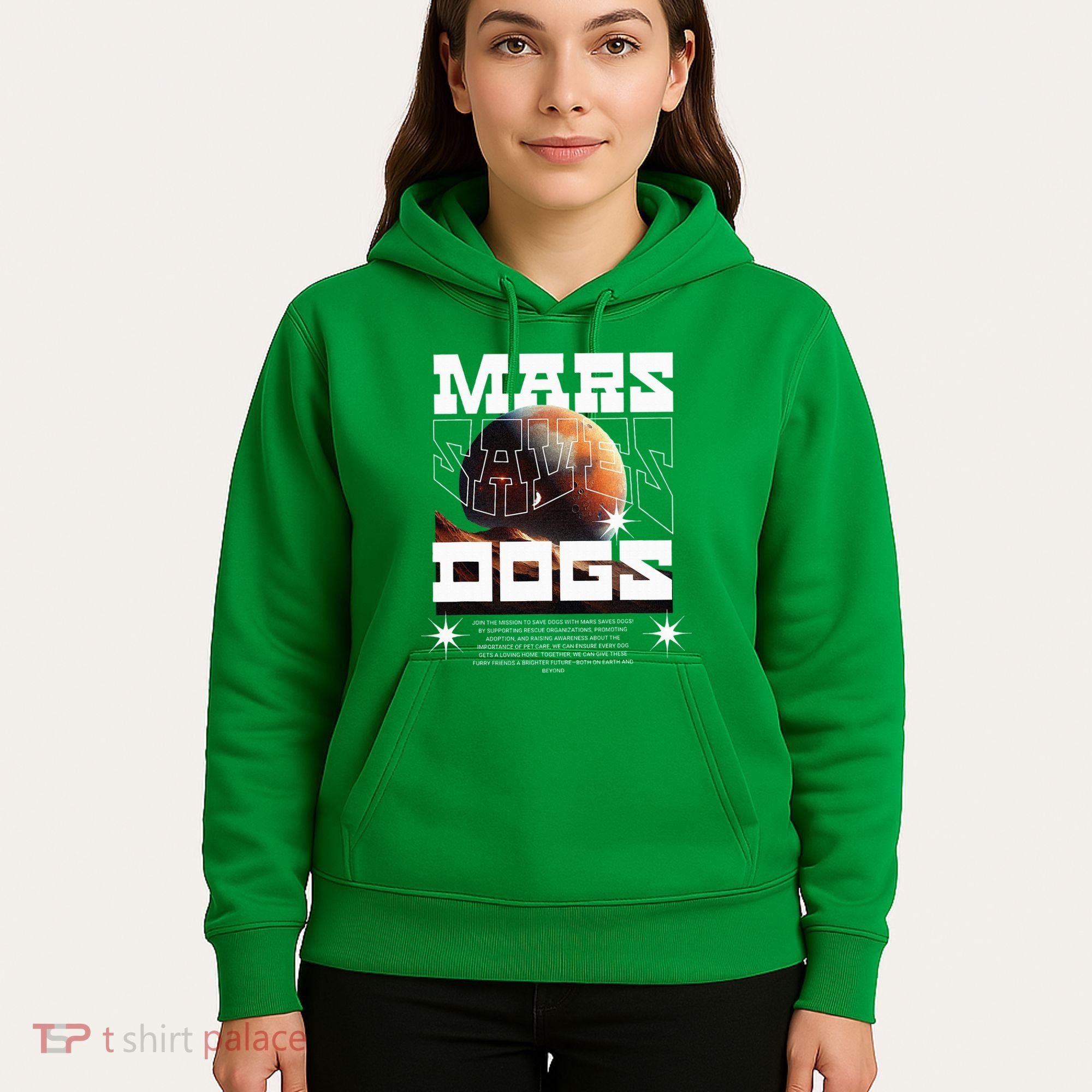 Planet Saves Dogs Hoodie
