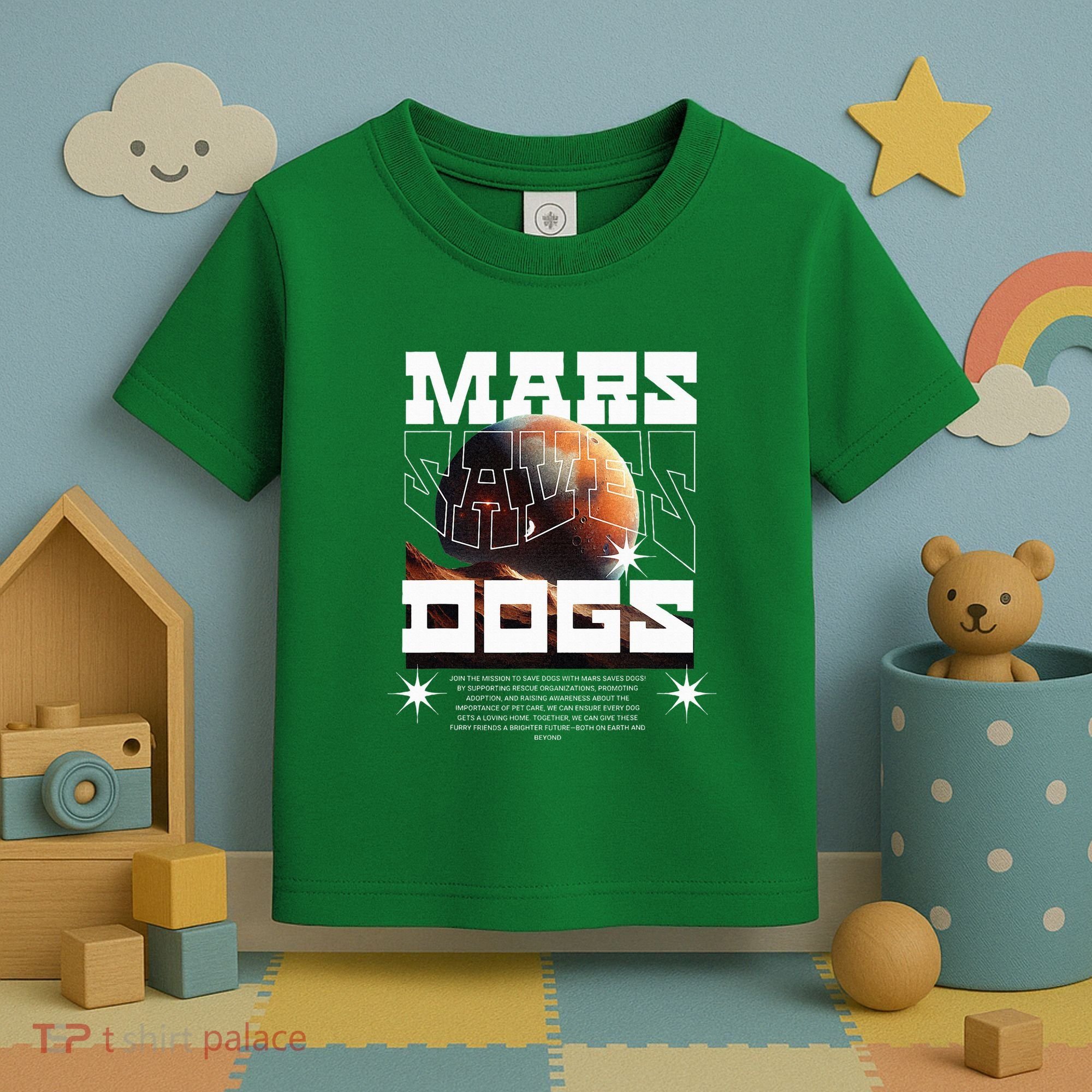Planet Saves Dogs Toddler T-Shirt