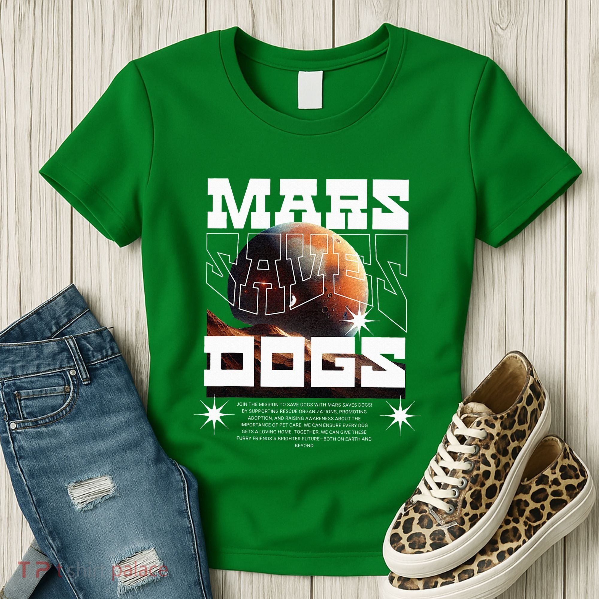 Planet Saves Dogs Women's T-Shirt