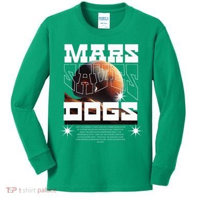 Planet Saves Dogs Kids Long Sleeve Shirt