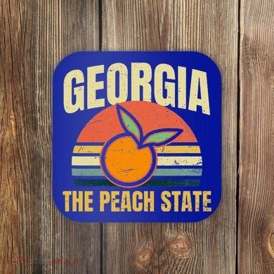 Peach State Design Georgia Peach Coaster