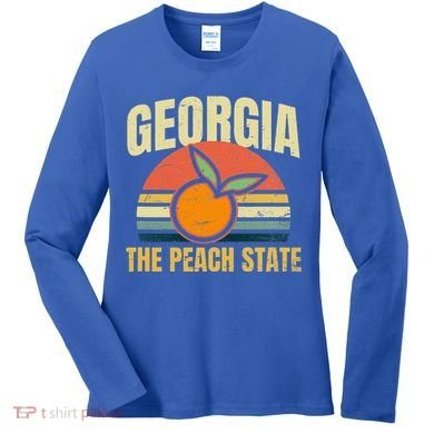 Peach State Design Georgia Peach Women's Long Sleeve Shirt