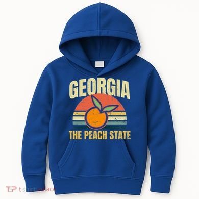 Peach State Design Georgia Peach Kids Hoodie
