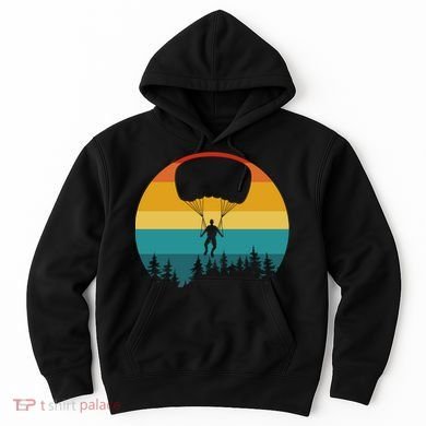 Parasailing Sunset Design Hoodie