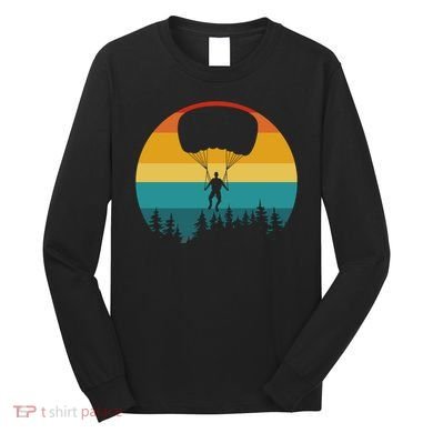 Parasailing Sunset Design Long Sleeve Shirt