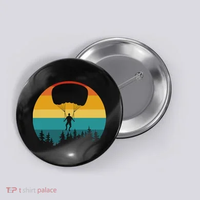 Parasailing Sunset Design Button