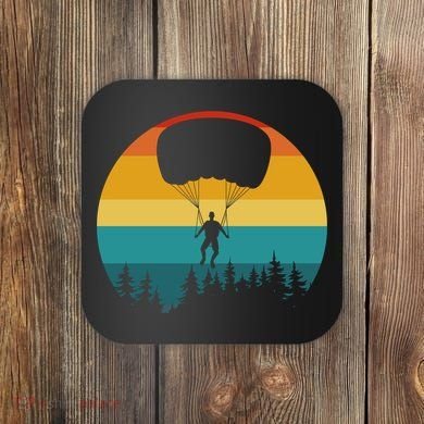 Parasailing Sunset Design Coaster