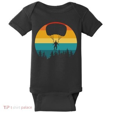 Parasailing Sunset Design Baby Bodysuit