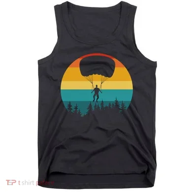 Parasailing Sunset Design Tank Top