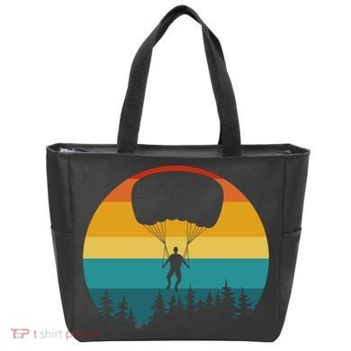 Parasailing Sunset Design Tote Bag